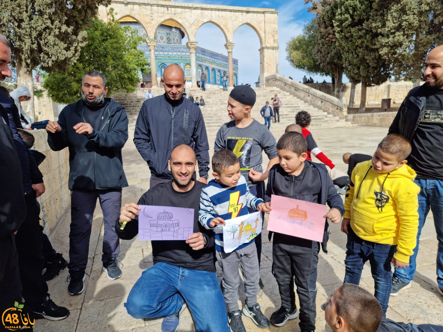 يافا: مركز محمد أبو نجم لتحفيظ القرآن الكريم يُنظم رحلة لطلابه إلى الأقصى